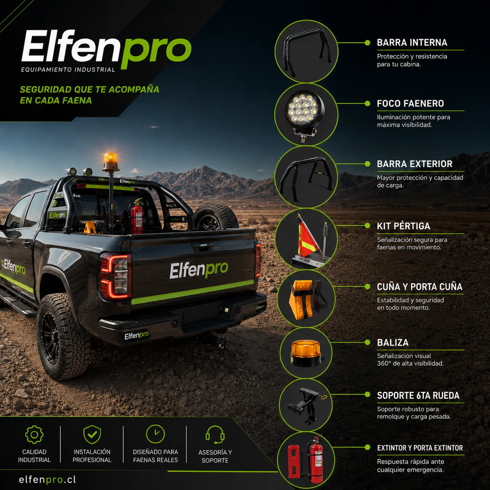 Transporte y Logística — ELFEN PRO